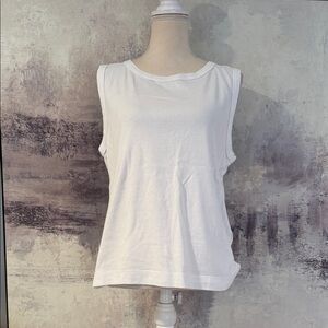White Sleeveless Women's Top